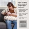 Picture of Boppy Nursing Pillow, Tan Happy Houseplants, Larger, Firmer, More Supportive Pillow for Breastfeeding and Bottle Feeding, Firmer Fill, Higher Lift, Larger Area Than Original Nursing Pillow