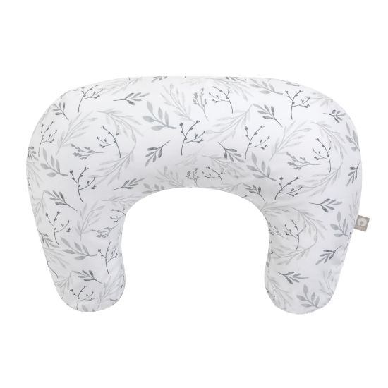 Picture of Boppy Nursing Pillow, Gray Gentle Leaves, Larger, Firmer, More Supportive Pillow for Breastfeeding and Bottle Feeding, Firmer Fill, Higher Lift, Larger Area Than Original Nursing Pillow