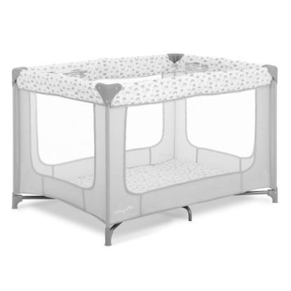 Picture of Dream On Me Zodiak Portable Playard in Cool Gray, Lightweight, Packable and Easy Setup Baby Playard, Breathable Mesh Sides and Soft Fabric - Comes with a Removable Padded Mat