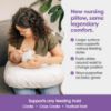 Picture of Boppy Nursing Pillow, Cream Retro Squiggles, Larger, More Supportive Pillow for Breastfeeding and Bottle Feeding, Firmer Fill, Higher Lift, Larger Area Than Original Nursing Pillow