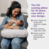 Picture of Boppy Nursing Pillow, Cream Retro Squiggles, Larger, More Supportive Pillow for Breastfeeding and Bottle Feeding, Firmer Fill, Higher Lift, Larger Area Than Original Nursing Pillow