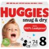Picture of HUGGIES SNUG&Dry HGEPK Diaper SZ8 74