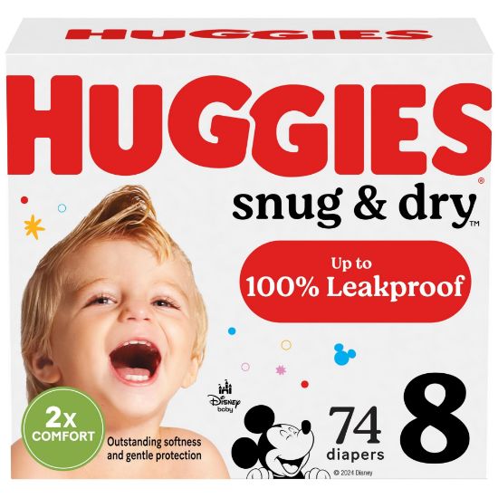 Picture of HUGGIES SNUG&Dry HGEPK Diaper SZ8 74