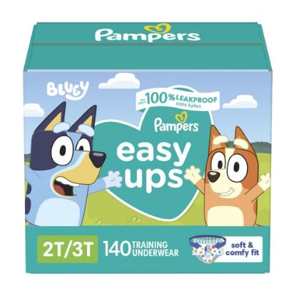 Picture of Pampers Training Pants - Easy Ups Boys & Girls Bluey - Size 2T-3T, 140 Count, Children's Potty Underwear (Packaging May Vary)