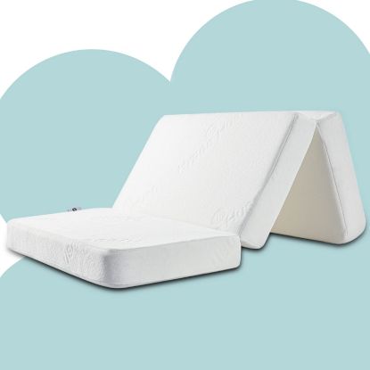 Picture of Hygge Hush Trifold Pack n Play Mattresses, Foldable Playard Mattress Pad Memory Foam, Portable Toddlers Mattress Firmness Featuring Soft Removable Washable Outer Cover