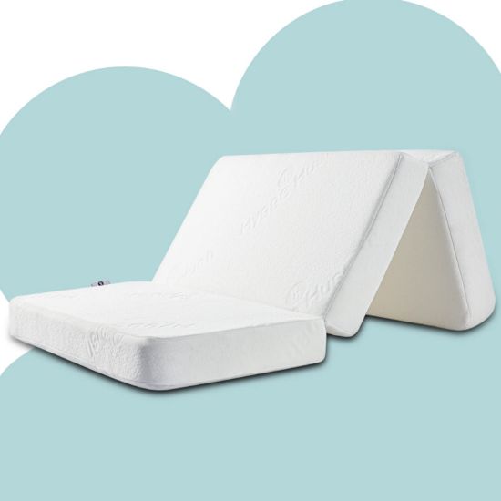 Picture of Hygge Hush Trifold Pack n Play Mattresses, Foldable Playard Mattress Pad Memory Foam, Portable Toddlers Mattress Firmness Featuring Soft Removable Washable Outer Cover
