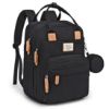 Picture of RUVALINO Diaper Bag Backpack, Multifunction Travel Pack Maternity Baby Changing Bags, Large Capacity, Waterproof, Black