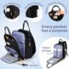 Picture of RUVALINO Diaper Bag Backpack, Multifunction Travel Pack Maternity Baby Changing Bags, Large Capacity, Waterproof, Black