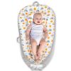 Picture of Baby Lounger for Newborn Cover - Newborn Lounger for 0-12 Months, Breathable & Portable Infant Lounger - Adjustable Cotton Soft Baby Floor Seat for Travel, Newborn Essentials - Rainbow…