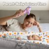 Picture of Baby Lounger for Newborn Cover - Newborn Lounger for 0-12 Months, Breathable & Portable Infant Lounger - Adjustable Cotton Soft Baby Floor Seat for Travel, Newborn Essentials - Rainbow…