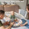 Picture of Baby Lounger for Newborn Cover - Newborn Lounger for 0-12 Months, Breathable & Portable Infant Lounger - Adjustable Cotton Soft Baby Floor Seat for Travel, Newborn Essentials -Classics Dinosaur…