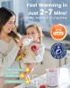 Picture of GROWNSY Bottle Warmer, Fast Baby Bottle Warmer for All Bottles, Milk Warmer for Breastmilk or Formula, Smart Temperature Control and Automatic Shut-Off- Pink