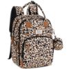 Picture of RUVALINO Diaper Bag Backpack, Multifunction Travel Back Pack Maternity Baby Changing Bags, Large Capacity, Waterproof, Yellow Leopard