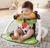 Picture of Fisher-Price Portable Baby Chair Sit-Me-Up Floor Seat with Developmental Toys and Crinkle & Squeaker Seat Pad, Panda Paws