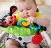 Picture of Fisher-Price Portable Baby Chair Sit-Me-Up Floor Seat with Developmental Toys and Crinkle & Squeaker Seat Pad, Panda Paws