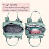 Picture of BabbleRoo Diaper Bag Backpack - Baby Essentials Travel Bag - Multi function Waterproof Diaper Bag, Travel Essentials Baby Bag with Changing Pad, Stroller Straps & Pacifier Case - Unisex, Sage Green