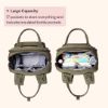Picture of BabbleRoo Diaper Bag Backpack - Baby Essentials Travel Tote - Multi Function Waterproof Diaper Bag, Travel Essentials Baby Bag with Changing Pad, Stroller Straps & Pacifier Case - Unisex, Army Green