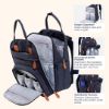 Picture of BabbleRoo Diaper Bag Backpack - Baby Essentials Travel Tote - Multi Function Waterproof Diaper Bag, Travel Essentials Baby Bag with Changing Pad, Stroller Straps & Pacifier Case - Unisex, Navy Blue