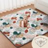 Picture of Blissful Diary Baby Play Mats for Floor, 59x59 Inch Thicker Foam Playmats for Babies and Toddlers, Soft Cushioning Baby Playpen Mat, Modern Abstract