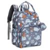 Picture of BabbleRoo Diaper Bag Backpack - Baby Essentials Travel Tote - Multi function Waterproof Diaper Bag, Travel Essentials Baby Bag with Changing Pad, Stroller Straps & Pacifier Case - Unisex, Sea Animals