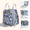 Picture of BabbleRoo Diaper Bag Backpack - Baby Essentials Travel Tote - Multi function Waterproof Diaper Bag, Travel Essentials Baby Bag with Changing Pad, Stroller Straps & Pacifier Case - Unisex, Sea Animals
