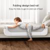 Picture of UPGOGO Folding Bed Rail for Toddlers,Baby Bed Rail Guard with Reinforced Anchor Safety System,Fit Bunk,Full Size,Queen,King,Twin(White,43"x23.6")