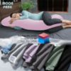 Picture of MOON PARK Pregnancy Pillows for Sleeping - U Shaped Full Body Maternity Pillow with Removable Cover - Support for Back, Legs, Belly, HIPS - 57 Inch - Purple - Cooling Cover