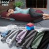 Picture of MOON PARK Pregnancy Pillows for Sleeping - U Shaped Full Body Maternity Pillow with Removable Cover - Support for Back, Legs, Belly, HIPS - 57 Inch - Burgundy - Cooling Cover