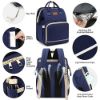 Picture of DEBUG Baby Diaper Bag Backpack with Changing Station for Boys Girl, Baby Registry Search Must Haves Shower Gifts Baby Stuff Newborn, Dad Blue Large Travel Waterproof Diapers Bag with Stroller Straps