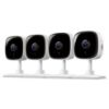 Picture of Tapo by TP-Link 1080P Indoor Security Camera for Baby Monitor, Pet Camera w/Motion Detection, 2-Way Audio Siren, Night Vision, Cloud & SD Card Storage, Works w/Alexa & Google Home, C100(4-Pack)
