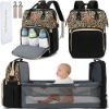 Picture of DEBUG Baby Diaper Bag Backpack with Changing Station Diaper Bags for Baby Bags for Boys Girl Diper Bag with Bassinet Pad Men Dad Mom Travel Waterproof Large Capacity Newborn Baby Registry Shower Gifts