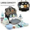 Picture of DEBUG Baby Diaper Bag Backpack with Changing Station Diaper Bags for Baby Bags for Boys Girl Diper Bag with Bassinet Pad Men Dad Mom Travel Waterproof Large Capacity Newborn Baby Registry Shower Gifts