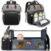 Picture of DEBUG Baby Diaper Bag Backpack with Changing Station for Boy Girl, Baby Registry Search Must Haves Shower Gifts Baby Stuff Newborn, Dad Black Large Travel Waterproof Diapers Bag with Stroller Straps