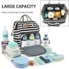Picture of DEBUG Baby Diaper Bag Backpack with Changing Station for Boy Girl, Baby Registry Search Shower Gifts Baby Stuff Newborn Essentials Unisex Dad Mom Mens Large Diaper Bag Bassinet Travel Waterproof
