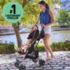Picture of Summer by Ingenuity 3D Mini Convenience Stroller - Lightweight Stroller, Compact Fold, Multi-Position Recline, Canopy with Pop Out Sun Visor and More - Umbrella Stroller for Travel, Dusty Rose Pink