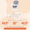 Picture of Baby Trend Adapt 4-in-1 High Chair to Toddler Chair, Retro Grey