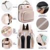 Picture of DEBUG Baby Diaper Bag Backpack With Changing Station for Boys Girl, Baby Registry Search Must Haves Shower Gifts Baby Stuff Newborn, Women Pink Large Travel Waterproof Diapers Bag with Stroller Straps