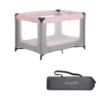 Picture of Dream On Me Zodiak Portable Playard in Grey and Pink, Lightweight, Packable and Easy Setup Baby Playard, Breathable Mesh Sides and Soft Fabric - Comes with a Removable Padded Mat