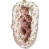 Picture of Baby Lounger for Newborn Cover - Newborn Lounger for 0-12 Months, Breathable & Portable Infant Lounger - Adjustable Cotton Soft Baby Floor Seat for Travel, Newborn Essentials - Giraffe