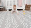 Picture of Regalo Sensory & Learning My Play Mat, Foldable & Reversable, Waterproof, Bonus Kit, Includes Travel Case with Carry Strap, Grey, Extra Large