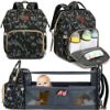 Picture of DEBUG Baby Diaper Bag Backpack with Changing Station for Boys Girl, Baby Registry Search Must Haves Shower Gifts Baby Stuff Newborn, Dad Camo Large Travel Waterproof Diapers Bag with Stroller Straps