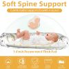 Picture of Baby Lounger for Newborn Cover - Newborn Lounger for 0-12 Months, Breathable & Portable Infant Lounger - Adjustable Cotton Soft Baby Floor Seat for Travel, Newborn Essentials- Forest