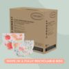Picture of The Honest Company Clean Conscious Diapers for Sensitive Skin | Hypoallergenic, Fragrance Free | Girl Prints | Super Club Box, Size 4 (22-37 lbs), 104 Count