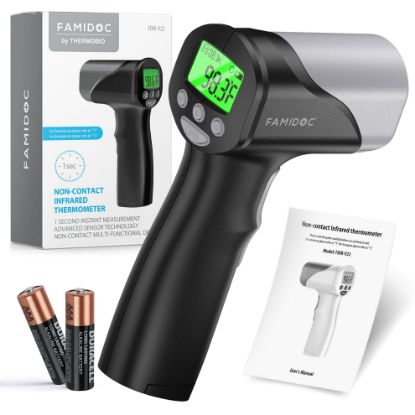 Picture of Medical Grade FSA HSA Approved Heavy Duty Touchless Infrared Forehead Thermometer, for Adults & Baby Thermometer Gun, 1s Instant Results