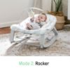 Picture of Ingenuity Keep Cozy 3-in-1 Grow with Me Vibrating Baby Bouncer Seat & Infant to Toddler Rocker, Vibrations & -Toy Bar, 0-30 Months Up to 40 lbs (Spruce)