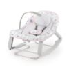 Picture of Ingenuity Keep Cozy 3-in-1 Grow with Me Vibrating Baby Bouncer Seat & Infant to Toddler Rocker, Vibrations & -Toy Bar, 0-30 Months Up to 40 lbs (Pink Burst)