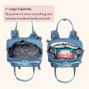 Picture of BabbleRoo Diaper Bag Backpack - Baby Essentials Travel Tote - Multi function Waterproof Diaper Bag, Travel Essentials Baby Bag with Changing Pad, Stroller Straps & Pacifier Case - Unisex, Light Blue