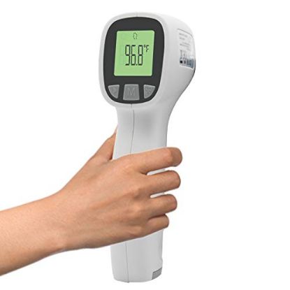 Picture of Forhead Thermometer for Adults, (Batteries Not Included), Non-Contact Thermometer for Adults and Babies, Accurate and Instant Readings
