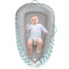 Picture of URMYWO Baby Lounger - Baby Lounger for Newborn 0-24 Months, Breathable & Soft Cotton Baby Nest Cover Infant Lounger, Babies Newborn Essentials Gifts, Portable Baby Floor Seat for Home and Travel