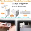 Picture of Vmaisi Adhesive Magnetic Locks for Cabinets & Drawers (24 Pack and 4 Keys + Cradle)